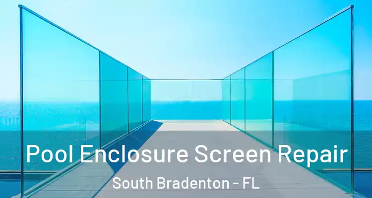  Pool Enclosure Screen Repair South Bradenton - FL